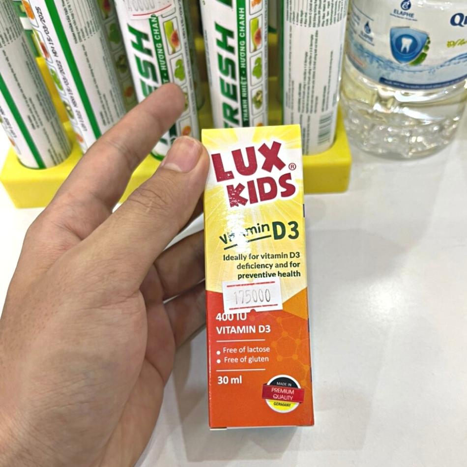 Lux Kids bổ sung calci cho trẻ sơ sinh