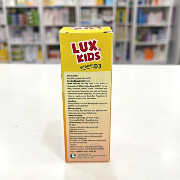 Thành phần của Lux Kids