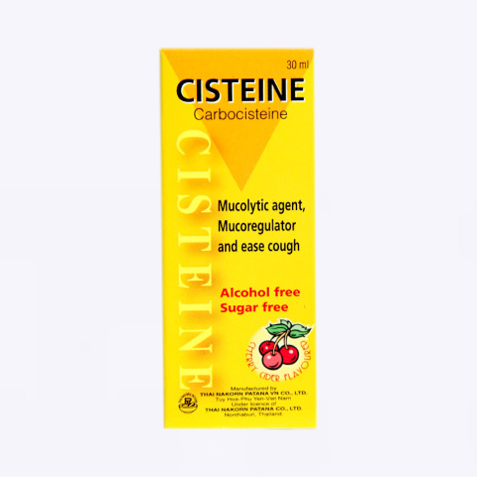 Hộp thuốc Cisteine 100mg