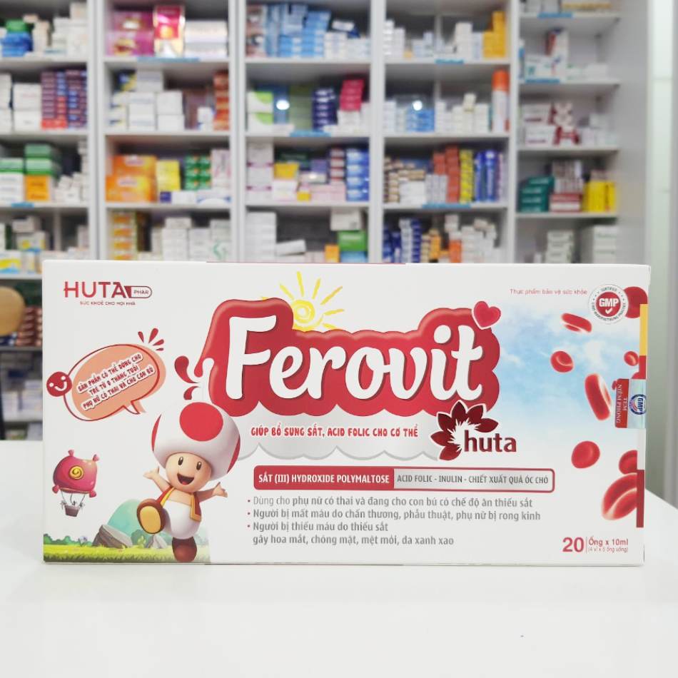 Sản phẩm bảo vệ sức khỏe Ferovit Huta 
