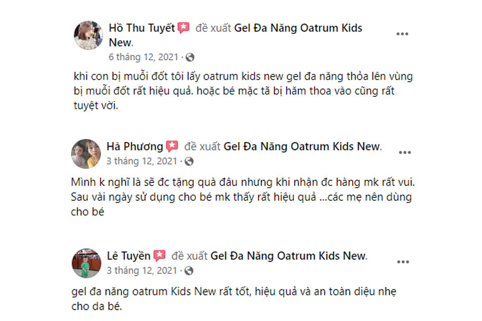 Review từ người tiêu dùng về Oatrum Kids và Oatrum Kids New
