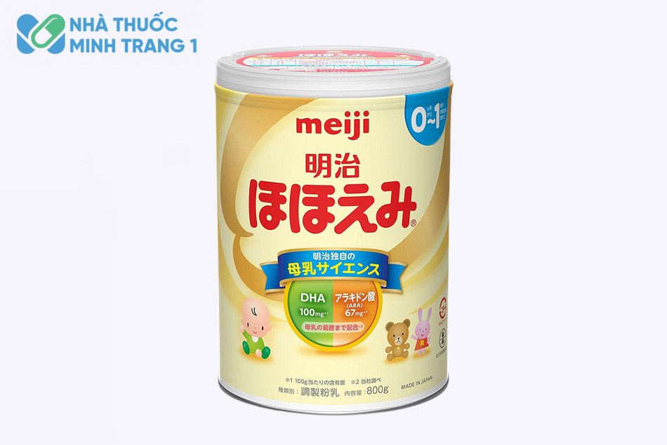 Hình ảnh: Sữa Meiji 0-1 hộp 800g