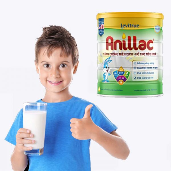 Sữa Anillac hỗ trợ tiêu hóa khỏe, trẻ tăng cân
