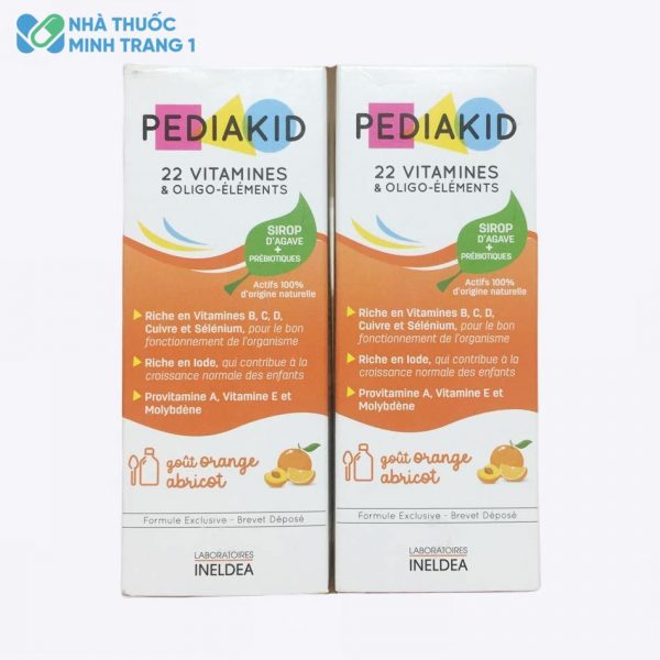 Siro bổ sung vitamin và khoáng chất 22 vitamines Pediakid
