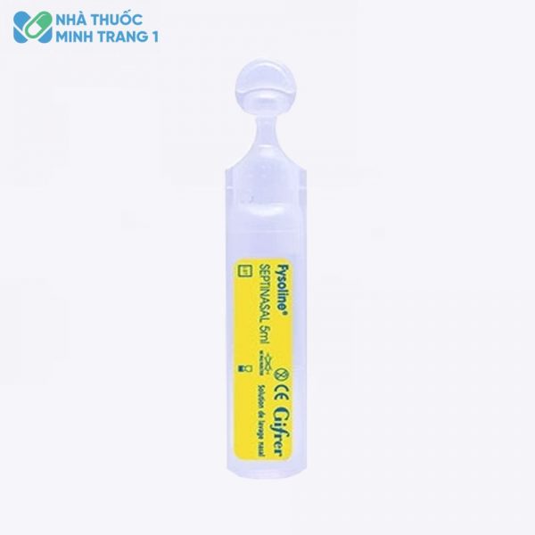 Một ống chứa 5ml dung dịch Fysoline Septinasal