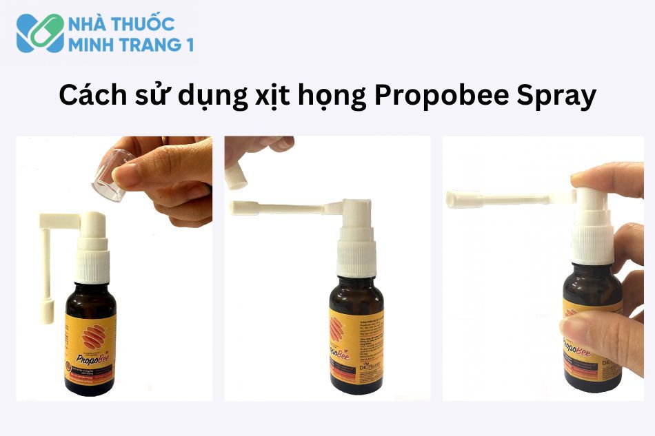 Cách sử dụng Propobee Spray
