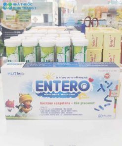 Hình ảnh hộp Entero Huta được chụp tại Nhà thuốc Minh Trang 1
