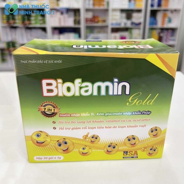 Hình ảnh: Hộp sản phẩm Biofamin Gold