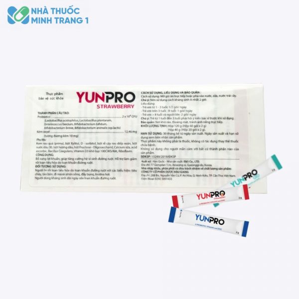 Thông tin sản phẩm Yunpro
