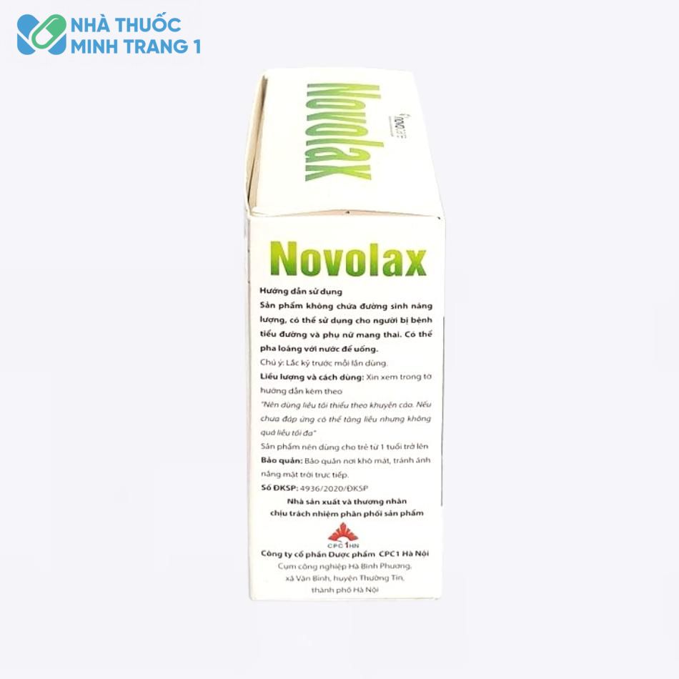 Một số thông tin về Novolax