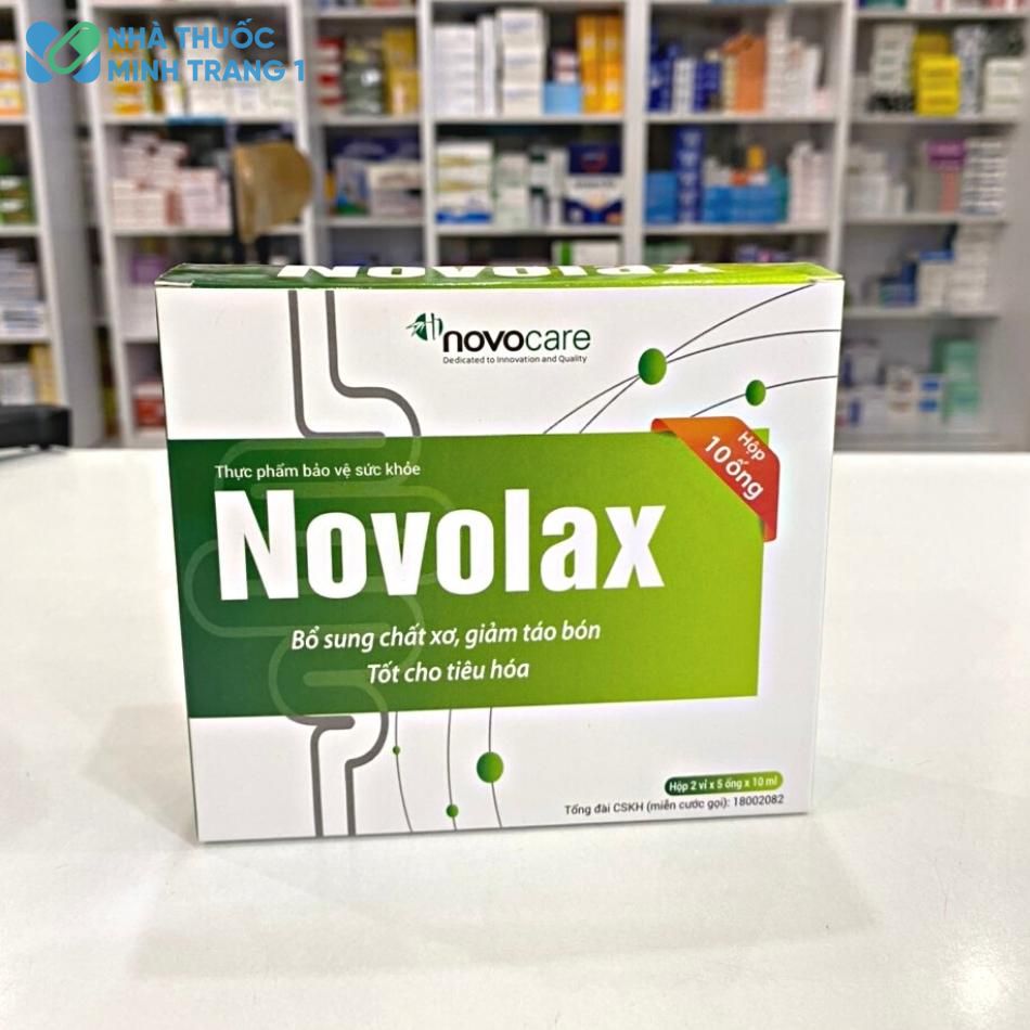 Novolax hỗ trợ cải thiện tình trạng táo bón