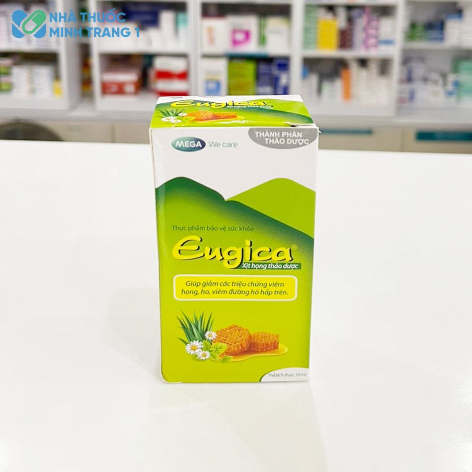 Xịt họng Eugica được phân phối chính hãng tại Nhà Thuốc Minh Trang 1