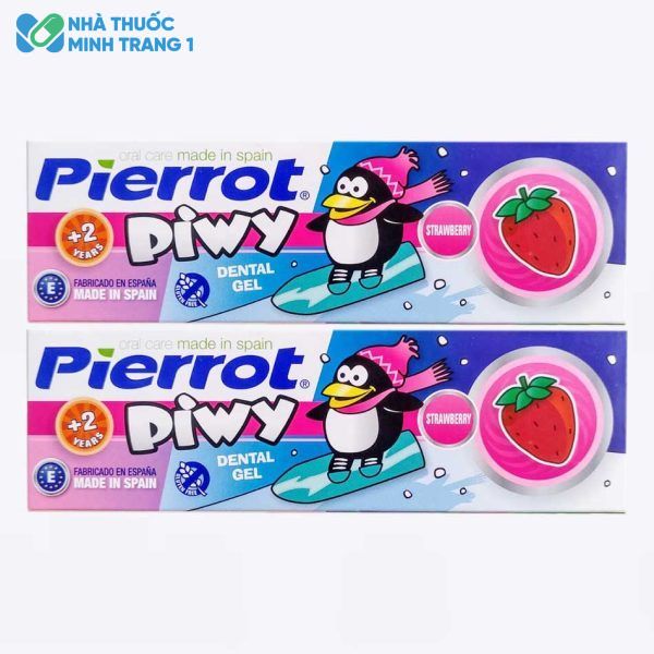 Hai hộp kem đánh răng Pierrot Piwy