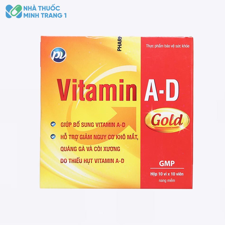 Vỏ hộp Vitamin AD