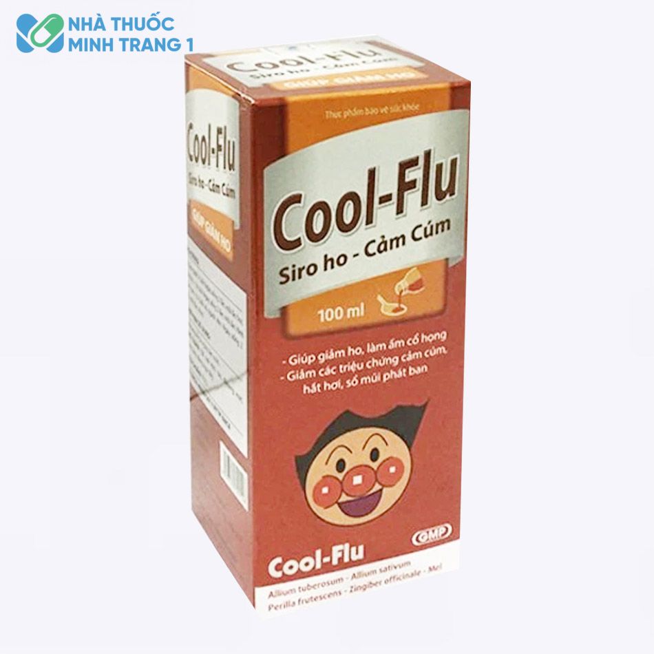 Hộp sản phẩm siro Cool-Flu