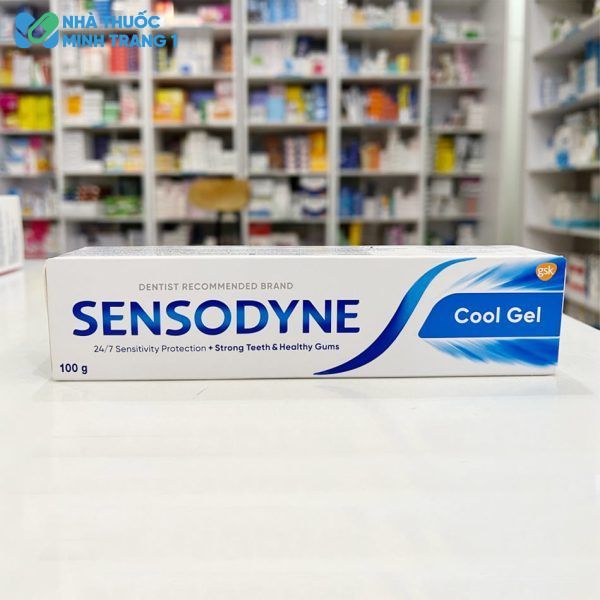 Hình ảnh: Hộp sản phẩm Sensodyne Cool Gel 100g