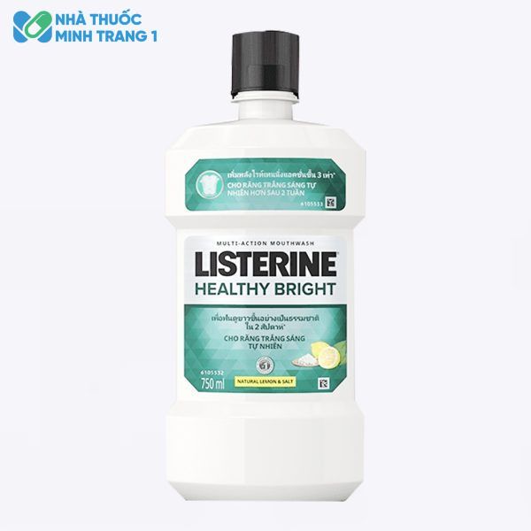 Chai nước súc miệng Listerine Healthy Bright