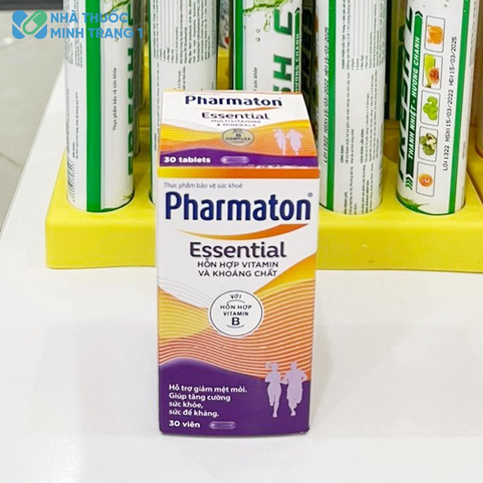 Mặt trước hộp sản phẩm Pharmaton Essential