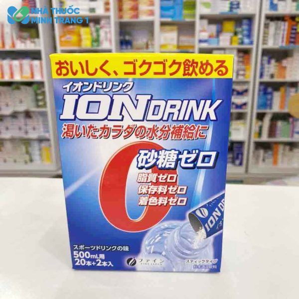 Sản phẩm Ion Drink được nhập khẩu từ Nhật Bản