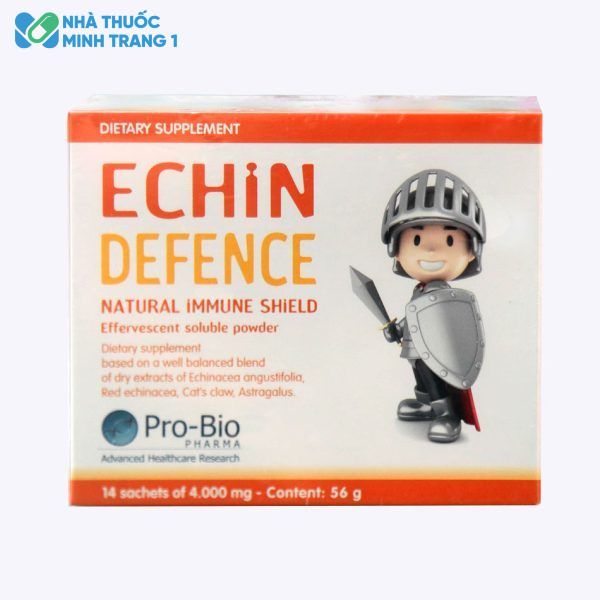 Hình ảnh: Hộp 14 gói tăng đề kháng Echin Defence