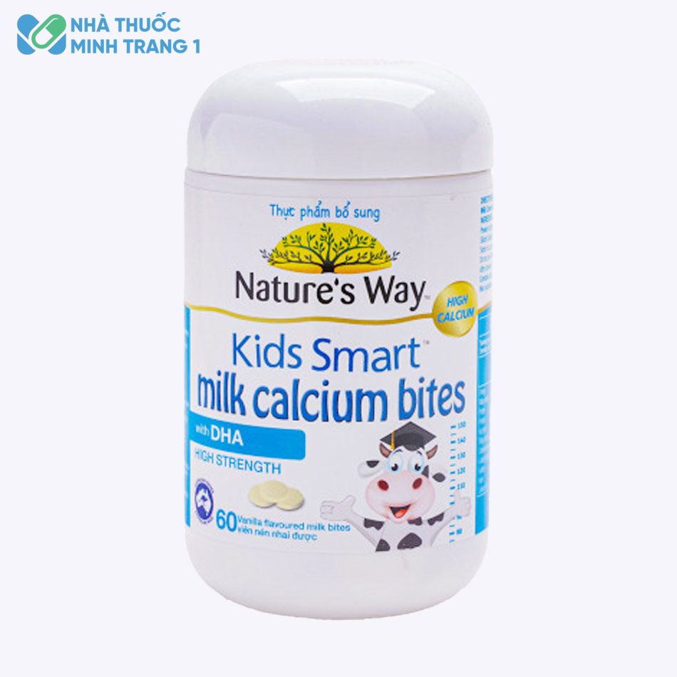 Hình ảnh: Sản phẩm Nature’s Way Kids Smart Milk Calcium Bites DHA