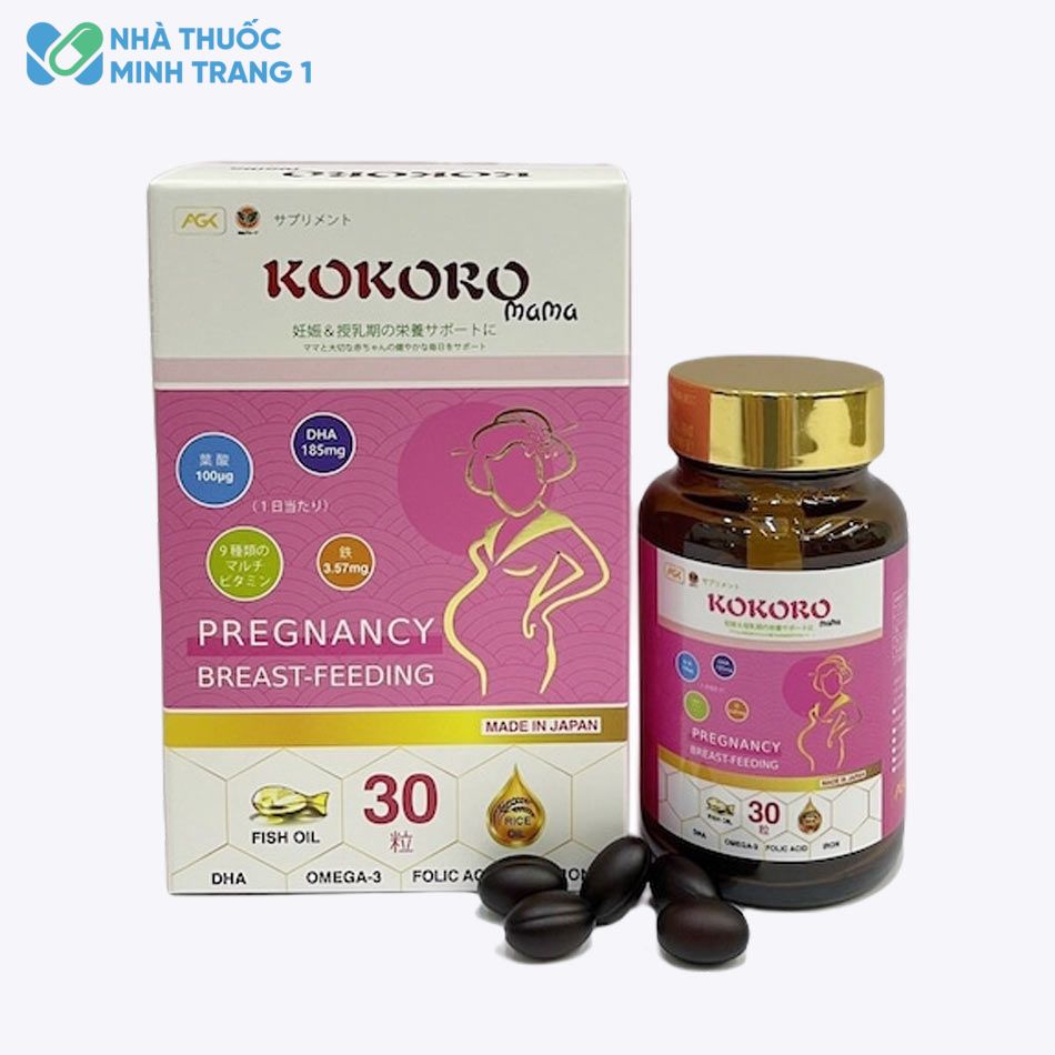 Kokoro Mama - hàng nội địa Nhật cho phụ nữ mang thai và cho con bú
