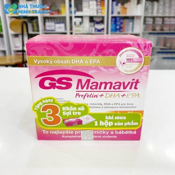Thực phẩm bảo vệ sức khỏe GS Mamavit được phân phối chính hãng tại Nhà Thuốc Minh Trang 1