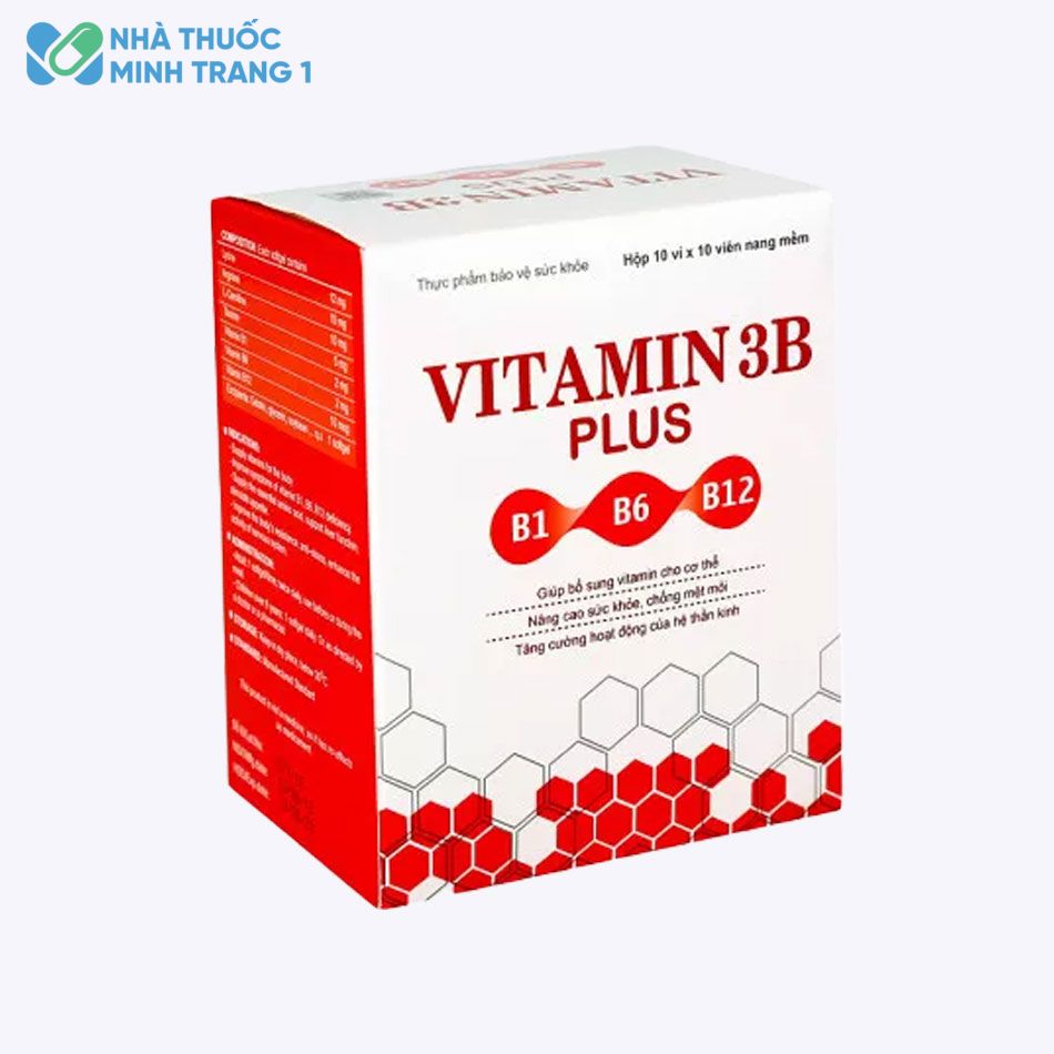 Sản phẩm chứa 3 loại vitamin B và 4 loại acid amin thiết yếu