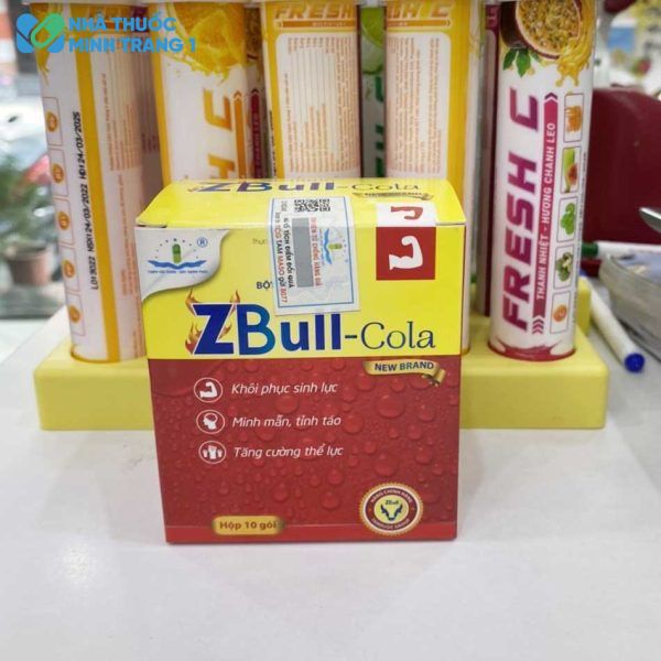 Hộp ZBULL-Cola hộp 10 gói