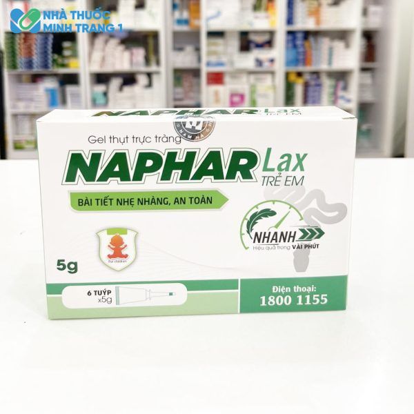 Hình ảnh sản phẩm gel thụt trực tràng Naphar lax baby