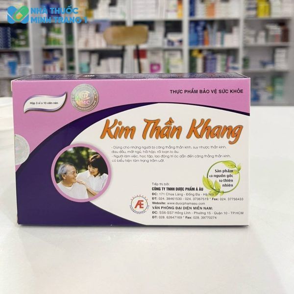 Hình ảnh sản phẩm Kim Thần Khang được chụp tại Nhà thuốc Minh Trang 1
