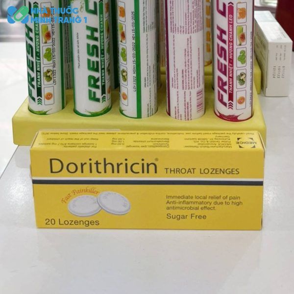 Hộp thuốc Dorithricin chụp tại Nhà thuốc Minh Trang 1