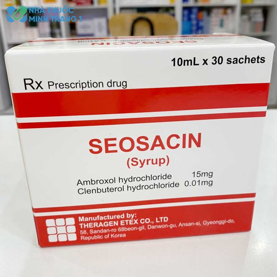 Hộp thuốc Seosacin syrup