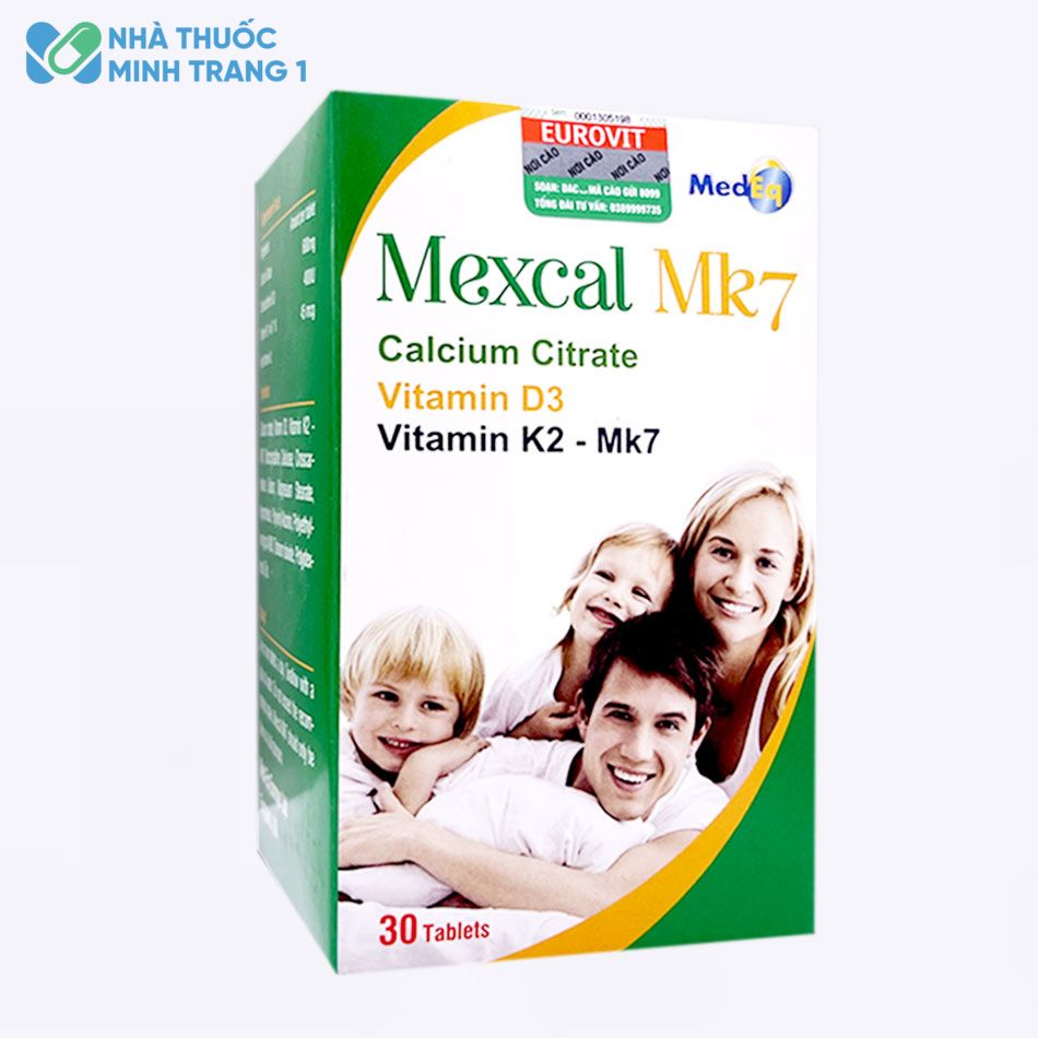Mexcal MK7 bổ sung canxi