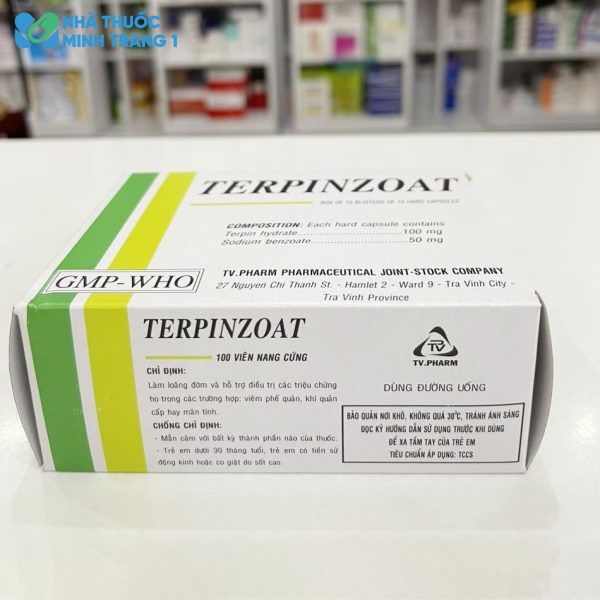 Thông tin của thuốc Terpinzoat