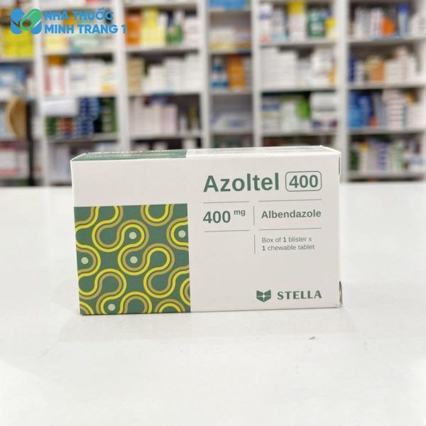 Thuốc điều trị nhiễm trùng giun sán Azoltel 400