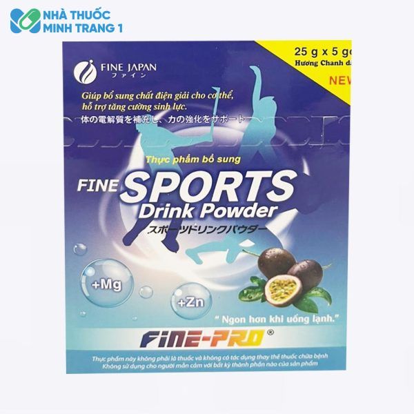 Hình ảnh hộp sản phẩm Fine Sports Drink Powder