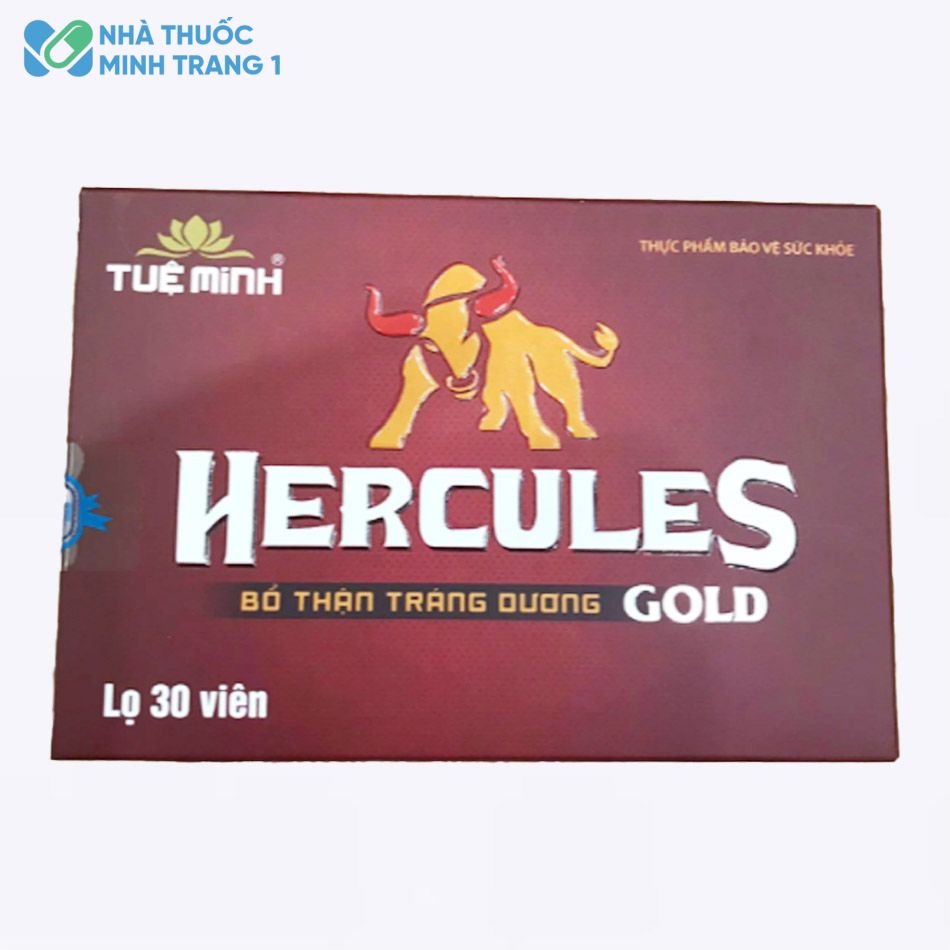 Mặt trước hộp sản phẩm Hercules Gold