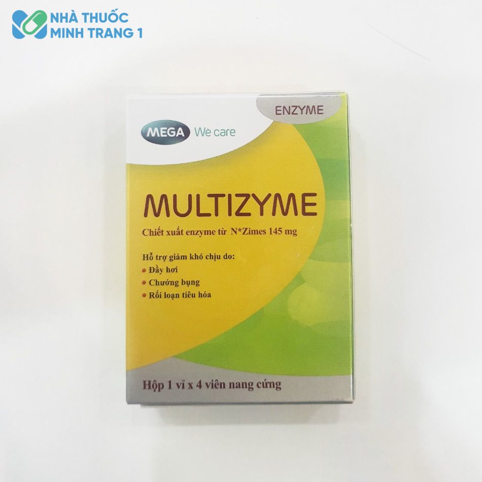 Hộp sản phẩm Multizyme được chụp tại Nhà Thuốc Minh Trang 1