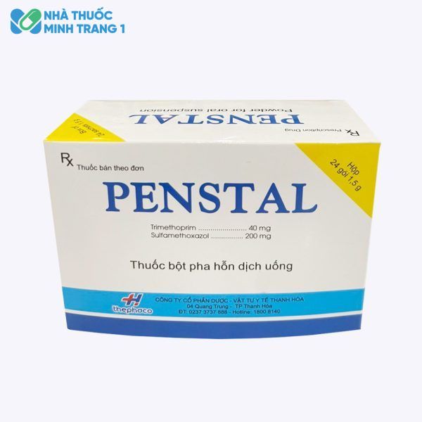 Hình ảnh: Hộp 25 gói thuốc bột pha hỗn dịch uống Penstal