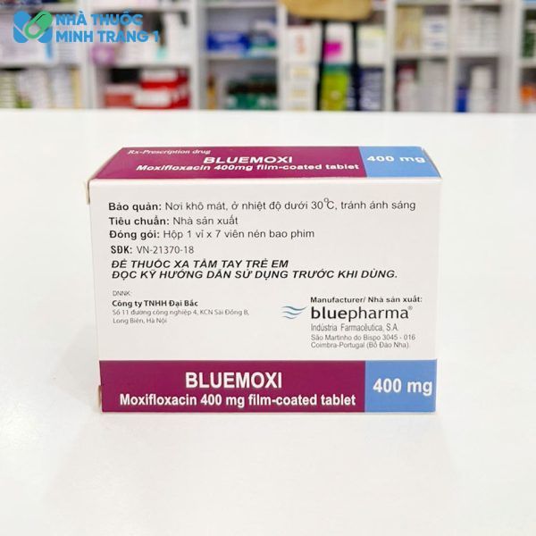 Thông tin của thuốc Bluemoxi 400mg