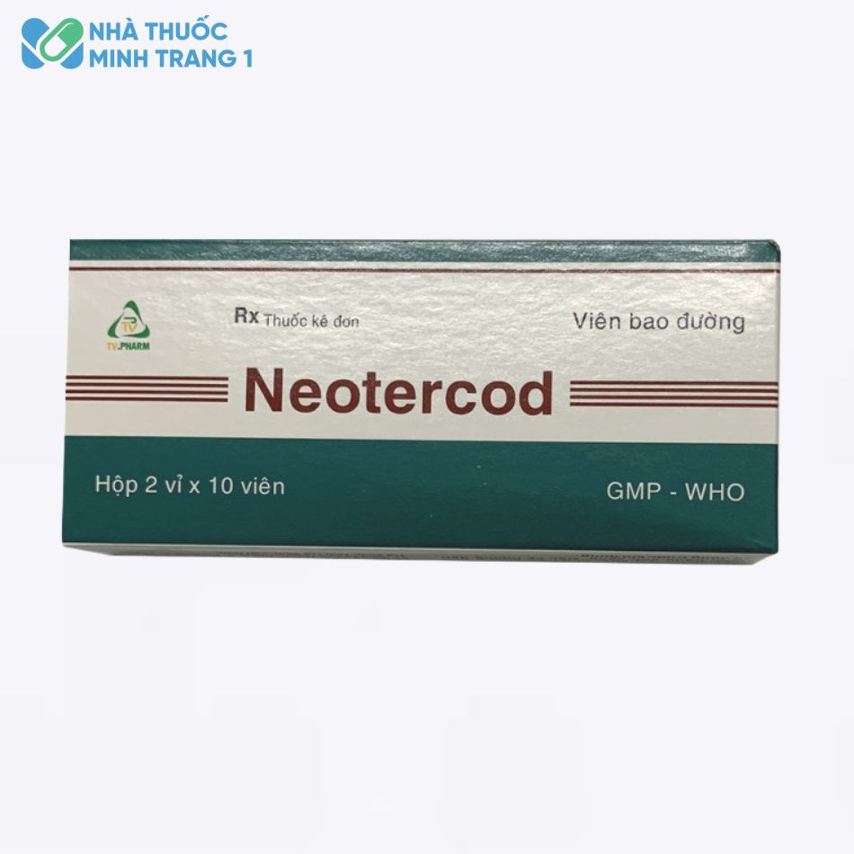 Hộp thuốc Neotercod điều trị ho