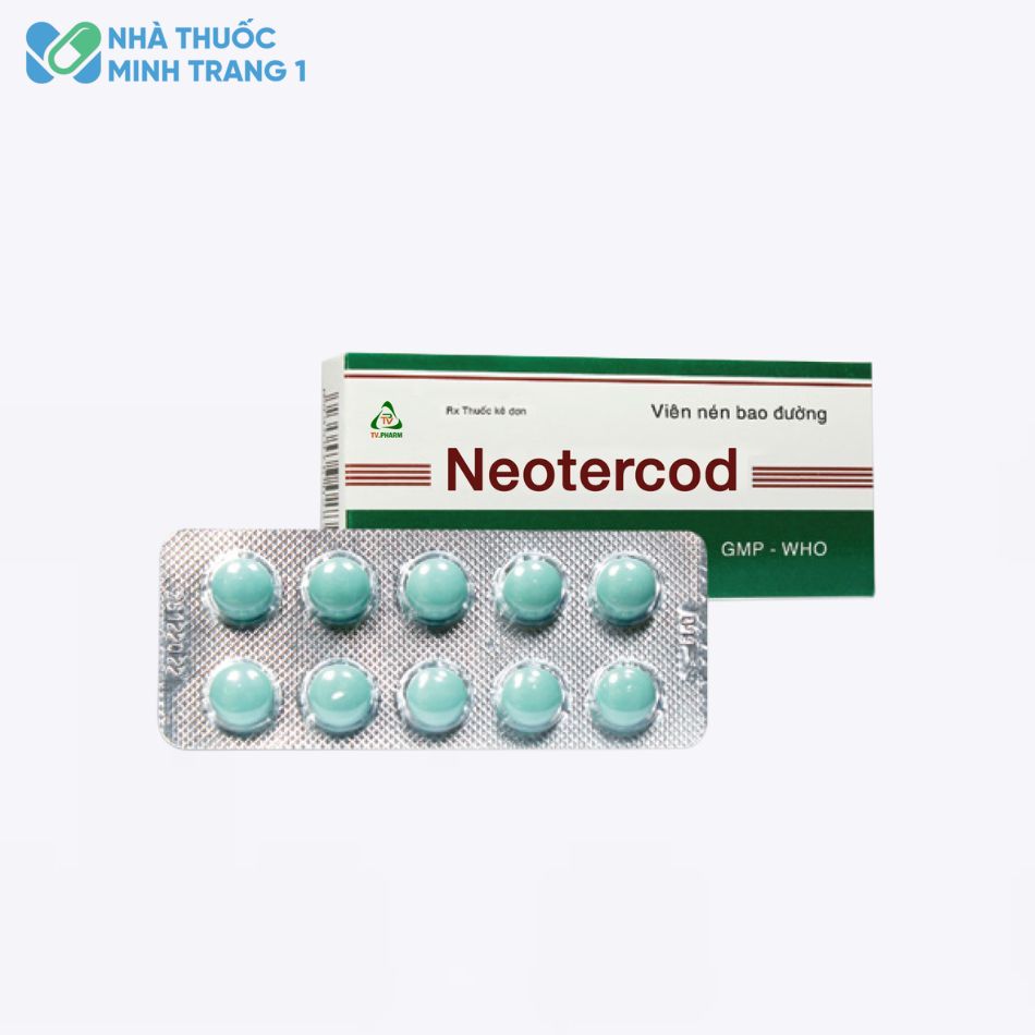 Hộp thuốc và vỉ thuốc Neotercod