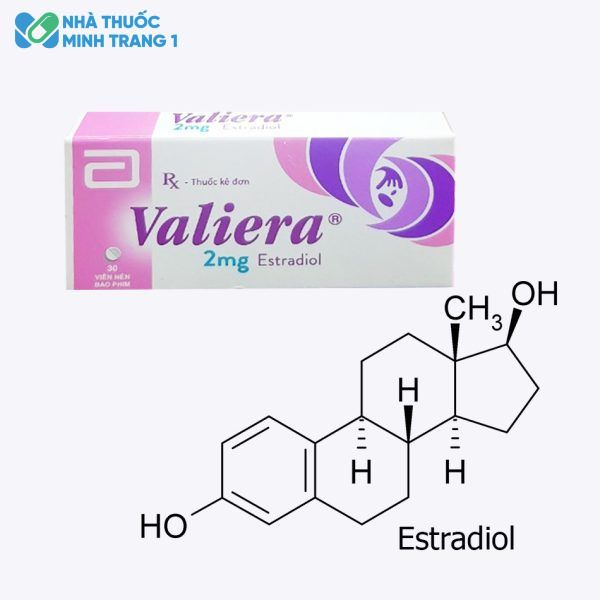 Estradiol - thành phần chính của thuốc Valiera