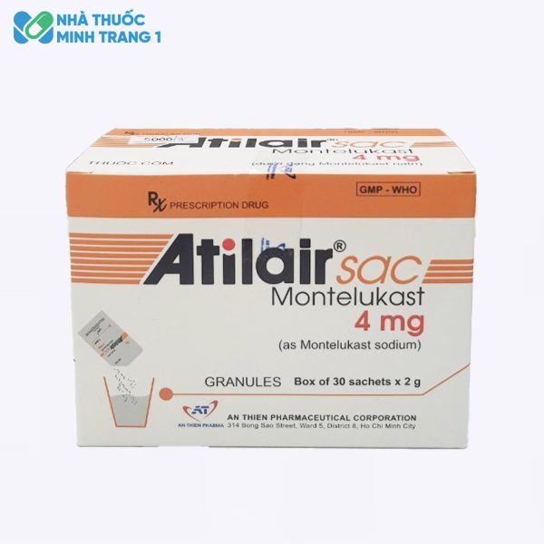 Hình ảnh hộp thuốc Atilair sac 4mg