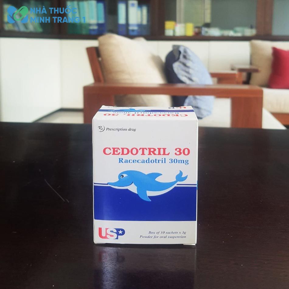 Hình ảnh: Hộp thuốc điều trị tiêu chảy Cedotril 30