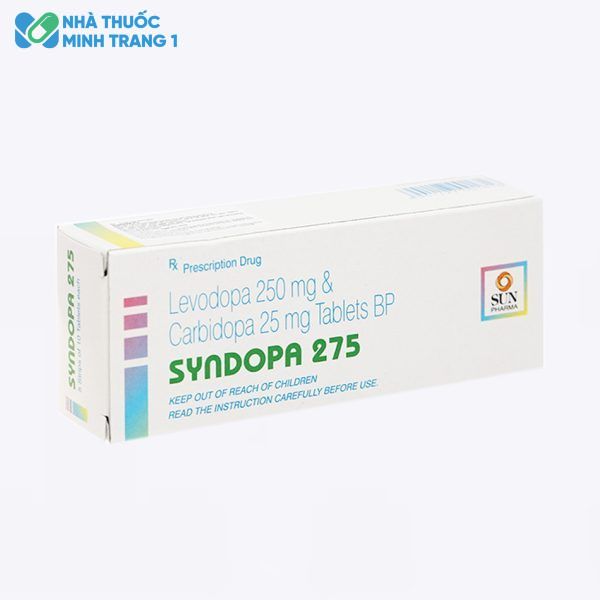 Hộp thuốc Syndopa chụp nghiêng