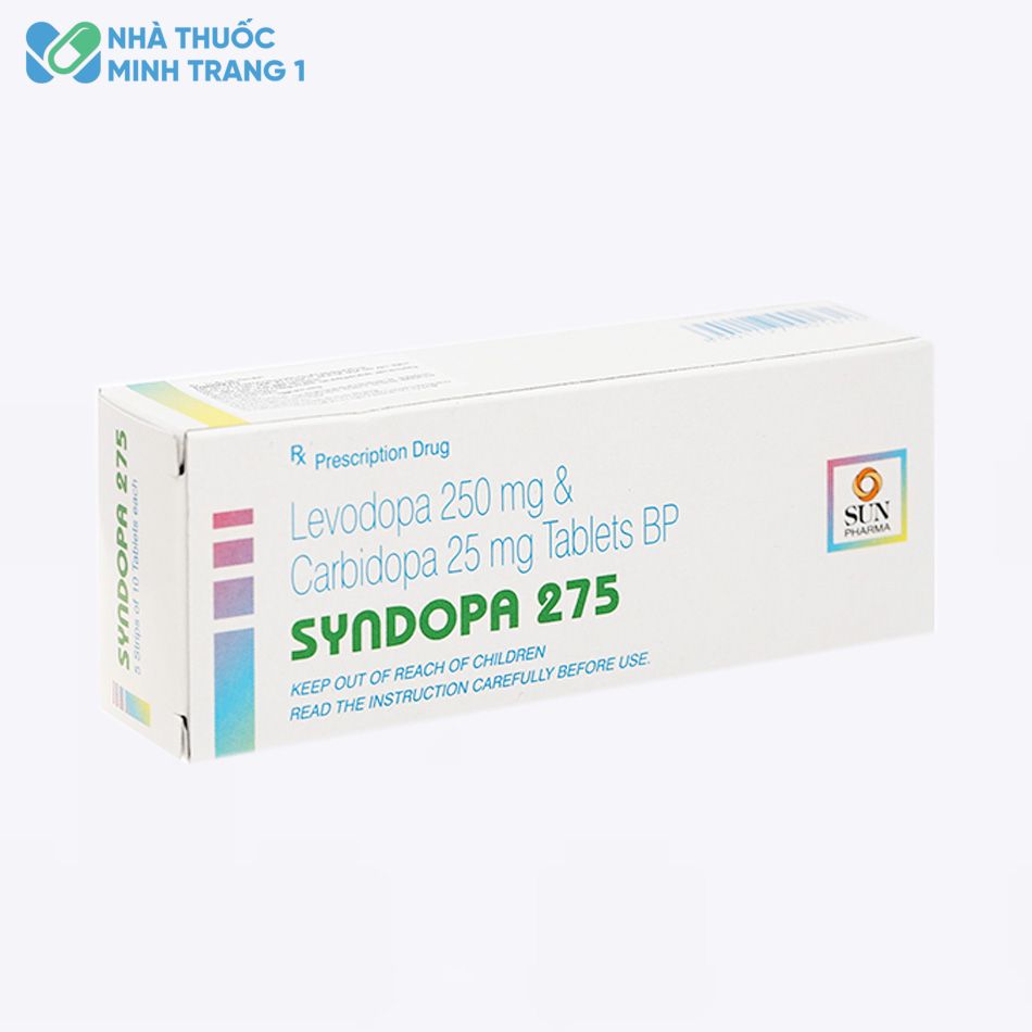 Hộp thuốc Syndopa chụp nghiêng