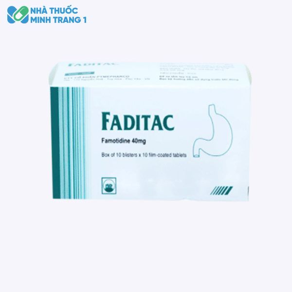 Hình ảnh: Hộp thuốc kê đơn điều trị viêm loét dạ dày Faditac