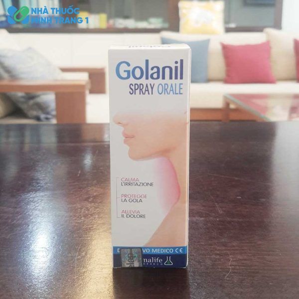 Xịt họng Golanil Spray Orale xuất xứ tại Ý